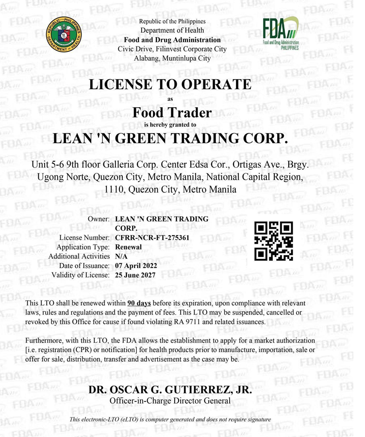 FDA Certified